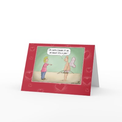 Funny Valentine Card: Laugh it up by nopolymon