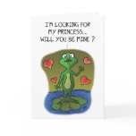 Funny Valentine Cards: Frog Love