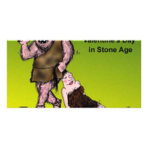Funny Valentine's Day Comic Custom Photo Card