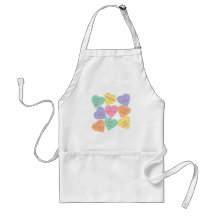Funny Valentine's Day conversation hearts Apron