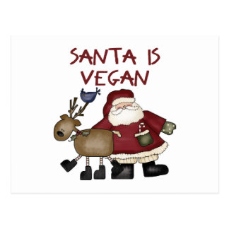 Funny Vegan Christmas Postcards
