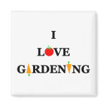 Funny Vegetable Gardener Fridge Magnet