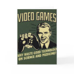 Funny Video Game Saying Card