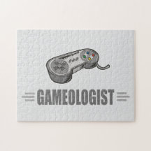 Funny Video Gamer Jigsaw Puzzle