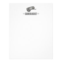 Funny Video Gaming Letterhead Template