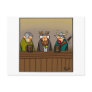 Funny Viking Drinking Cartoon Postcard