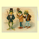 Funny Vintage Frogs cards