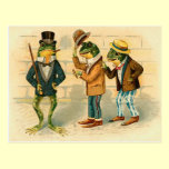 Funny Vintage Frogs postcards
