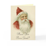 Funny Vintage Santa Christmas Card