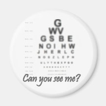 Funny vision products fridge magnet
