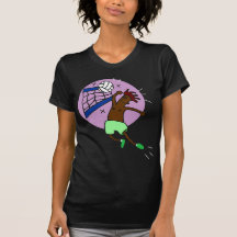 Funny Volleyball Black  T-Shirt