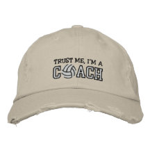 Funny Volleyball Coach Embroidered Baseball Caps