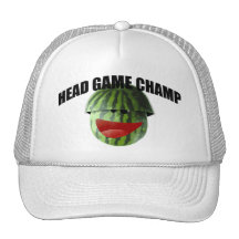 Funny Watermelon Picnic Head Game Champ Prize Hat