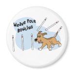 Funny Weave Poles Dog Agility