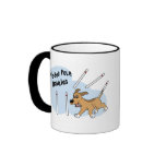 Funny Weave Poles Dog Agility Mug