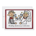 Funny Wedding Anniversary Invitation