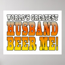 Funny Wedding Anniversary Worlds Greatest Husband Poster