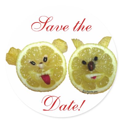 Funny Wedding Envelope Seal Stickers by zooogle