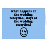 Funny wedding reception