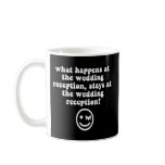 Funny wedding reception coffee mug