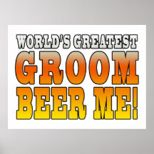 Funny Weddings Parties : Worlds Greatest Groom Print