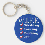 Funny WIFE Stands for... Key Chain