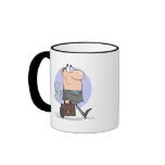 funny wind up businessman cartoon character mugs