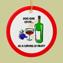 Funny wine ornaments