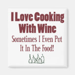 Funny Wine Design Fridge Magnet