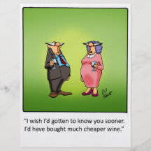 Funny Wine Gift! Flyer Design