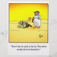 Funny Wine Gift! Flyers