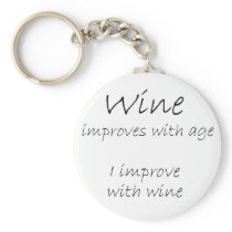 Funny wine quote unique birthday gifts keychains