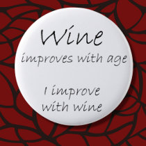 Funny wine quotes joke buttons gift humour gifts