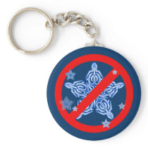 Funny Winter Design NO SNOWFLAKES Tshirt Key Chain
