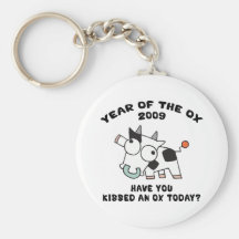 Funny Year of The Ox Gifts Key Chains