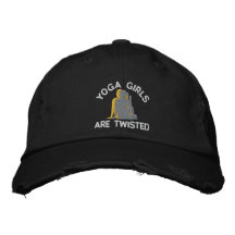 Funny Yoga Girls Are Twisted Baseball Cap