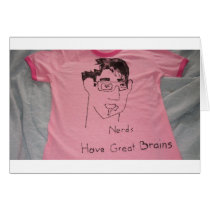 funny zombie t-shirt card