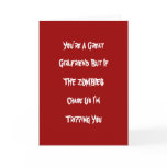 Funny Zombie Valintine Card