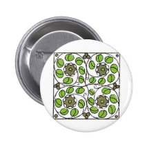 funu vines art deco pins