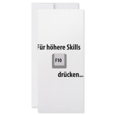 Für höhere Skills F 10 drücken counter strike icon Custom Rack Card by TomaniacLines