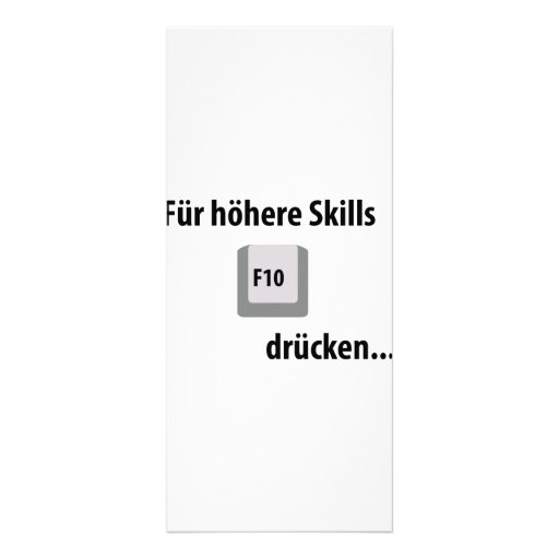 Für höhere Skills F 10 drücken counter strike icon Custom Rack Card