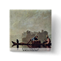 Fur Traders On The Missouri Pinback Button