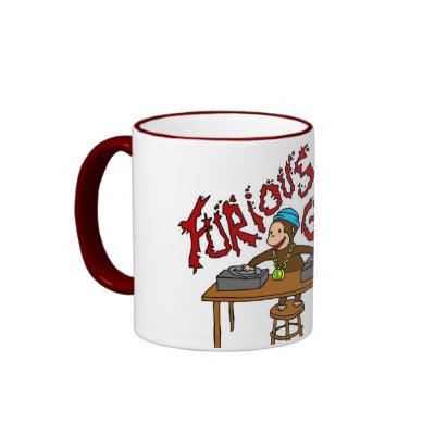 Furious George Coffee Mugs by thehandthatfeeds