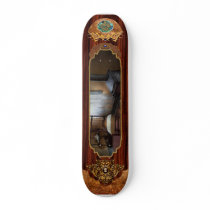Furniture - Chair - Happiness is a warm seat Skate Board Deck