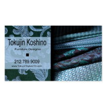 Furniture Designer, Home Stager, Fabrics, Textiles Business Card
