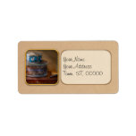 Furniture - Hat boxes with billow Address Label