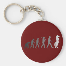 Furry evolution keychain