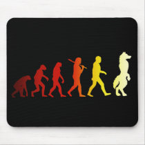 Furry evolution mouse pad