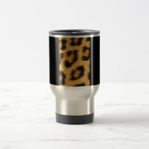 FURRY LEOPARD PRINT PATTERN BACKGROUNDS COFFEE MUG