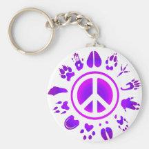 furry peace2 keychains